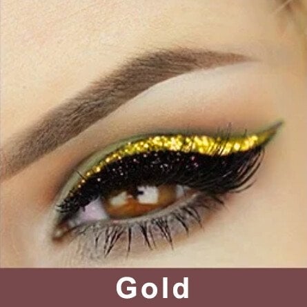 2023 New Reusable Eyeliner and Eyelash Stickers with Glitter