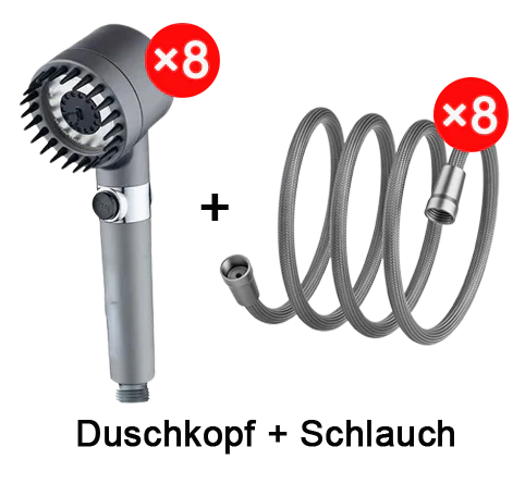 🏆Luxury shower head for skin care & massage - 3 spray modes with water-saving technology for a rejuvenating shower experience 💎🌊