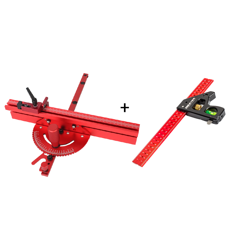 📢📢50% discount!! ⏰💥Precise aluminum miter gauge—quickly adjustable, precise guidance. Save time, materials, and stress. 🚀