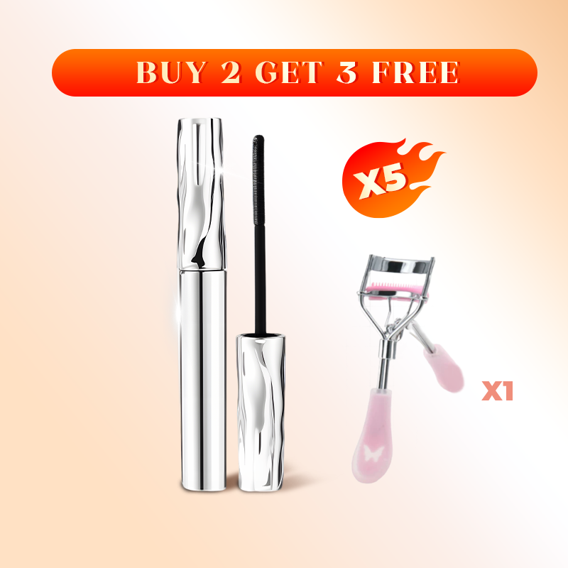 ✨ Waterproof Fiber Mascara - Intense Length & Curl with Enriched Fibers for Clump-Free Volume All Day 🌟