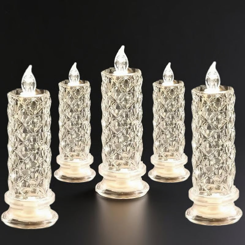 🔥Last Day 50% OFF🎁Set of 4 LED Crystal Candle Lights