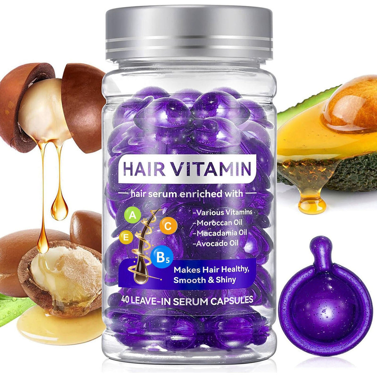 🥳2026 HOT SALE🥳🌿🧖♀️ 50% OFF! Hair Treatment Serum with Moroccan Oil – Vitamin-enriched, repairs damage. Tames frizz, adds radiant shine. Perfect for daily care. Your hair's best friend. 🎁💆♀️