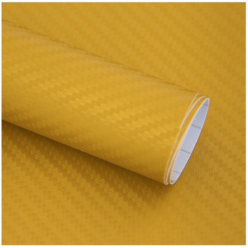 🚗 3D/6D Carbon Fiber Interior Trim Film – Self-Adhesive Car Wrap
