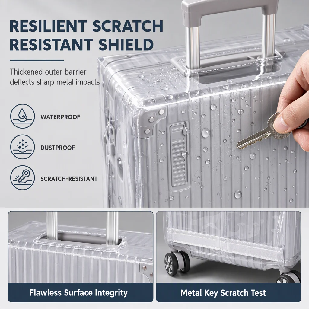 Waterproof and Scratch-Resistant Luggage Cover