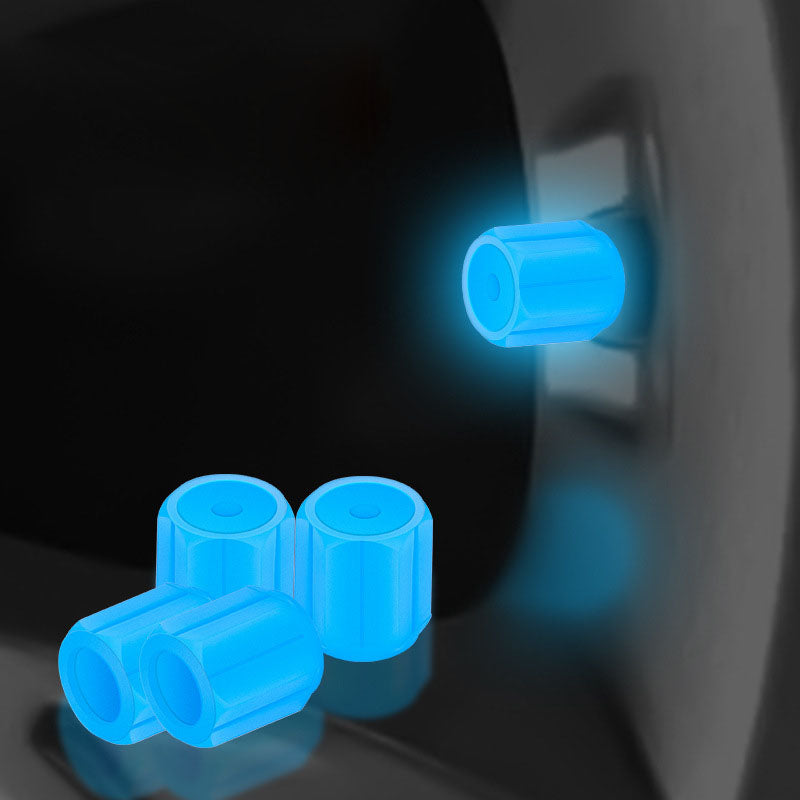 🎁 Get One Set for Free! ✨💥Glow-in-the-dark valve caps (tire valve caps) 🚗💫