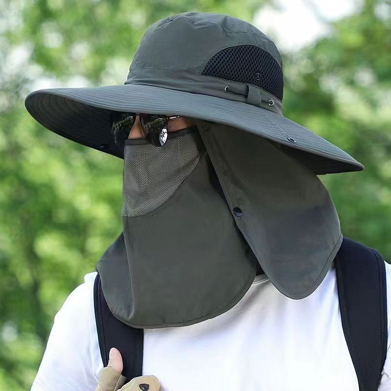 ⛰️ LIMITED-TIME 50% OFF! ☀️ Outdoor Mountaineering Sun Hat – UPF 50+, Neck Flap & Ventilation for Hiking & Trekking 🧢