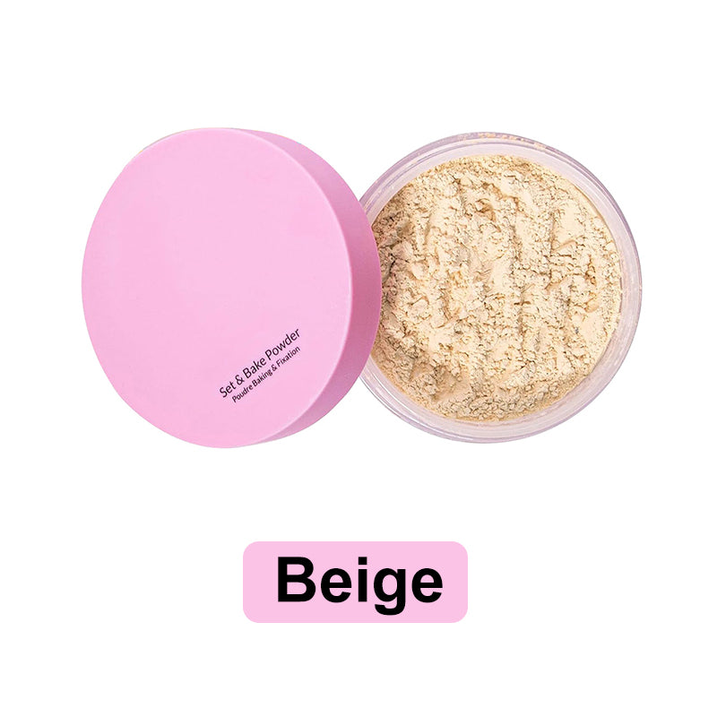 💖Hot Sale 50% OFF💖Loose Cosmetic Setting Powder with Extra Fluffy Puff