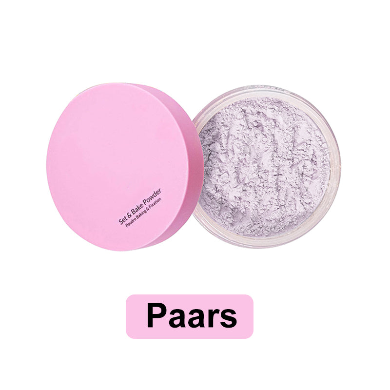 💖Hot Sale 50% OFF💖Loose Cosmetic Setting Powder with Extra Fluffy Puff