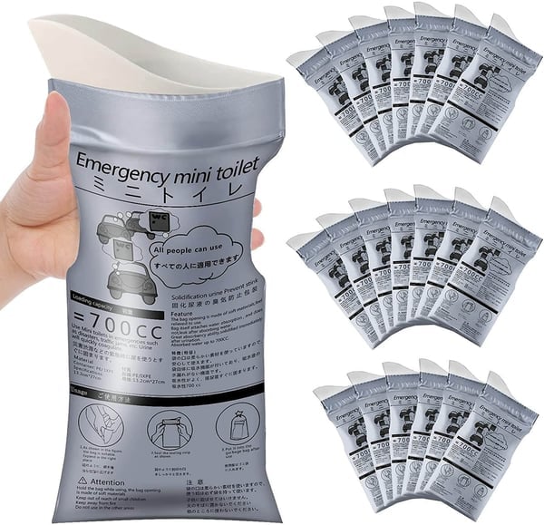 🥳2026 HOT SALE🥳🚐🏕️ 50% OFF! 700ML Portable Travel Pee Bags – No more toilet worries on the road! Leak-proof, spill-proof, odor-neutralizing. Perfect for long journeys, camping & emergencies. Discreet & hygienic. 🛣️🧻