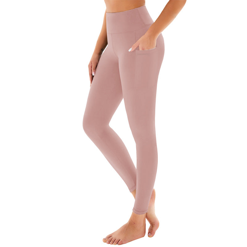 Leggings de yoga de cintura alta con refuerzo en los glúteos, control abdominal y bolsillo lateral.