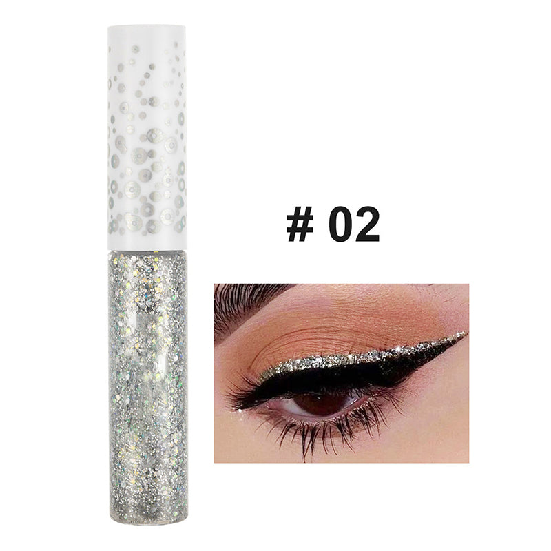 12 Colors Lasting Sequin Liquid Glitter Eyeliner