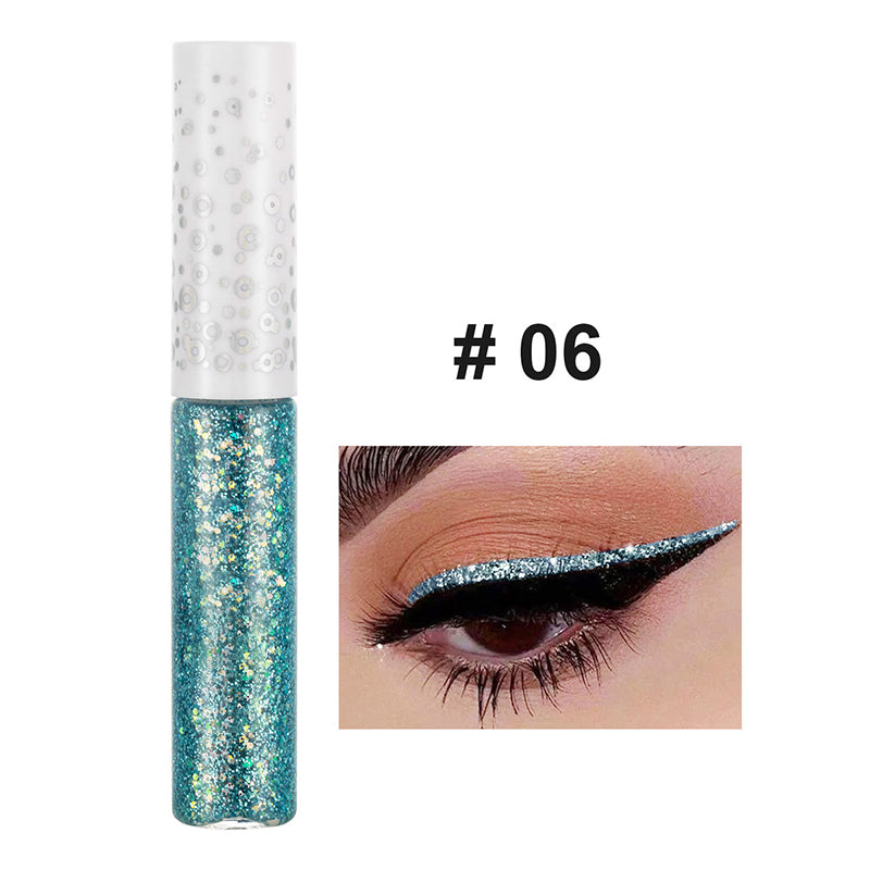 12 Colors Lasting Sequin Liquid Glitter Eyeliner