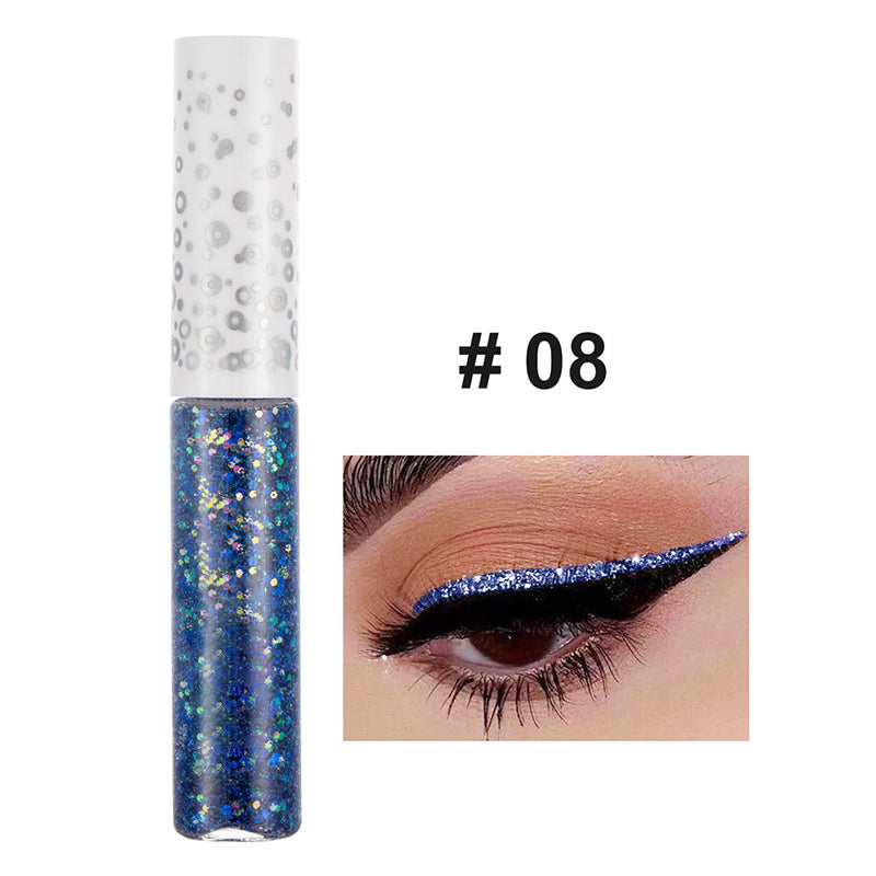12 Colors Lasting Sequin Liquid Glitter Eyeliner
