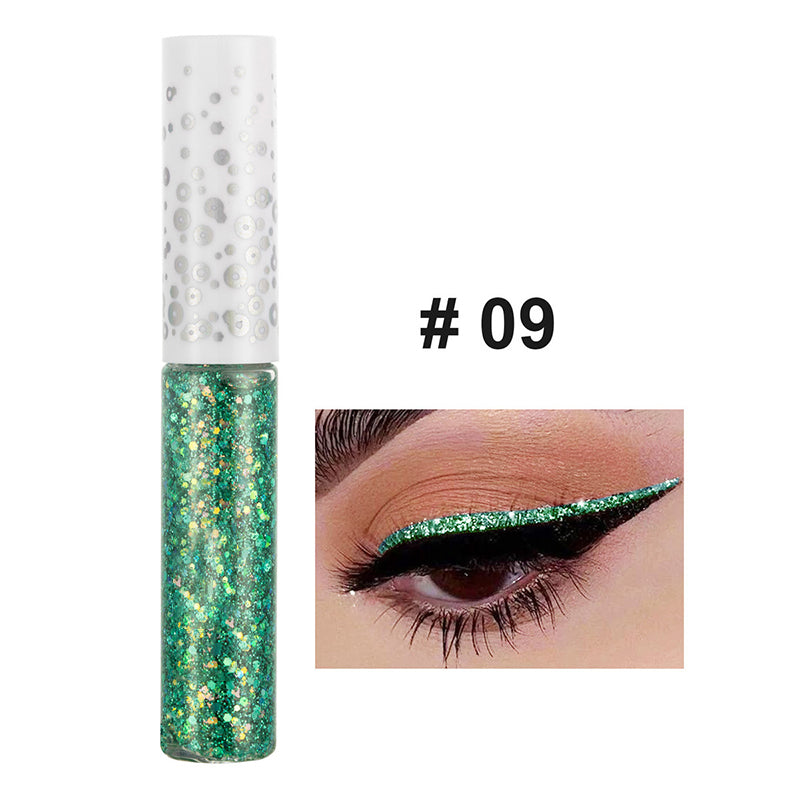 12 Colors Lasting Sequin Liquid Glitter Eyeliner