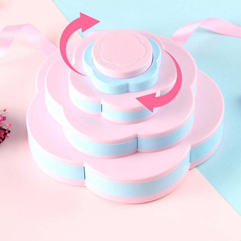 Rotating Flower Base Full Makeup Kit