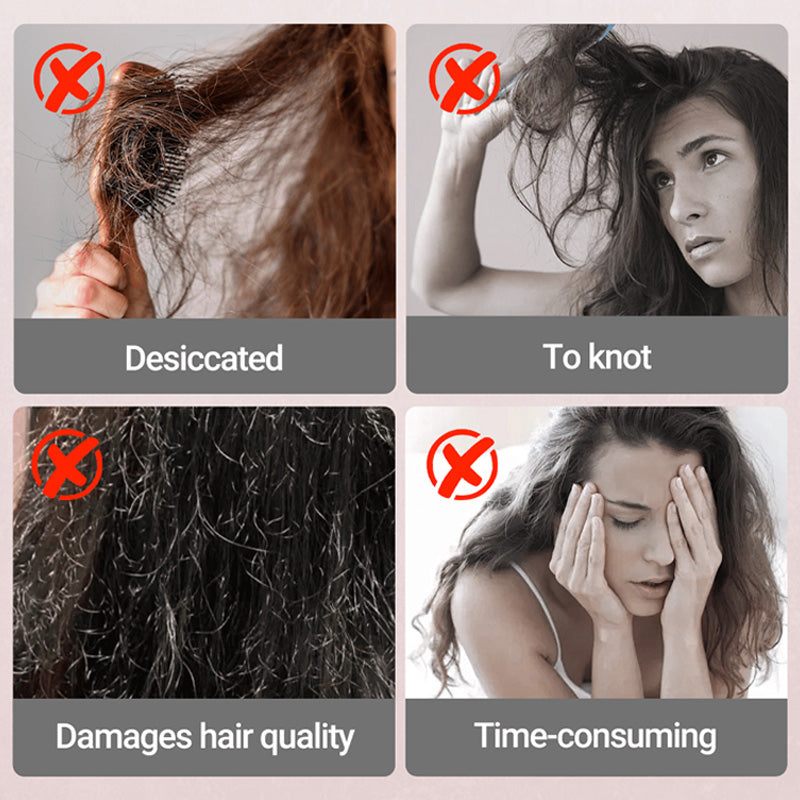 Negative Ion Heated Comb for Moisturized Hair