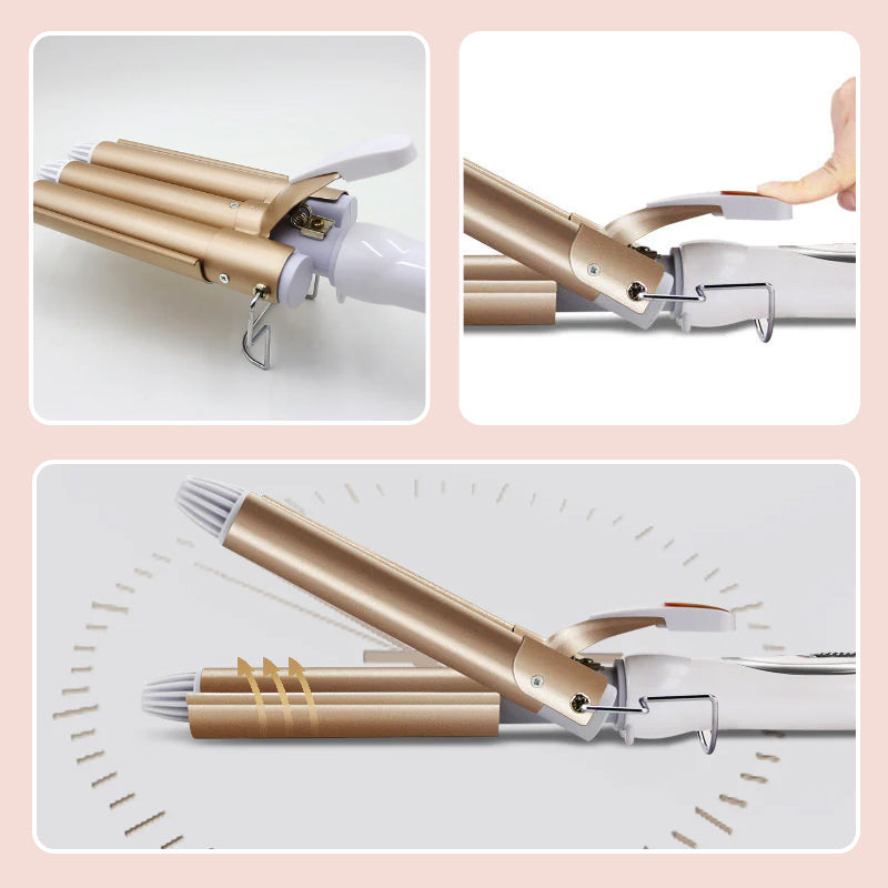 🌟Triple Barrel Hair Styling Curler🧑🦱