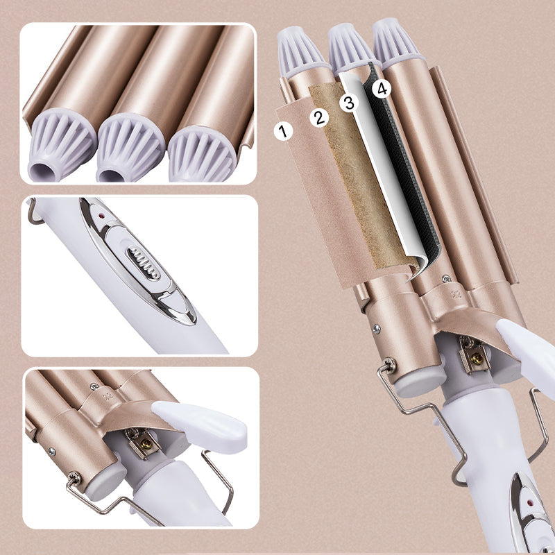🌟Triple Barrel Hair Styling Curler🧑🦱