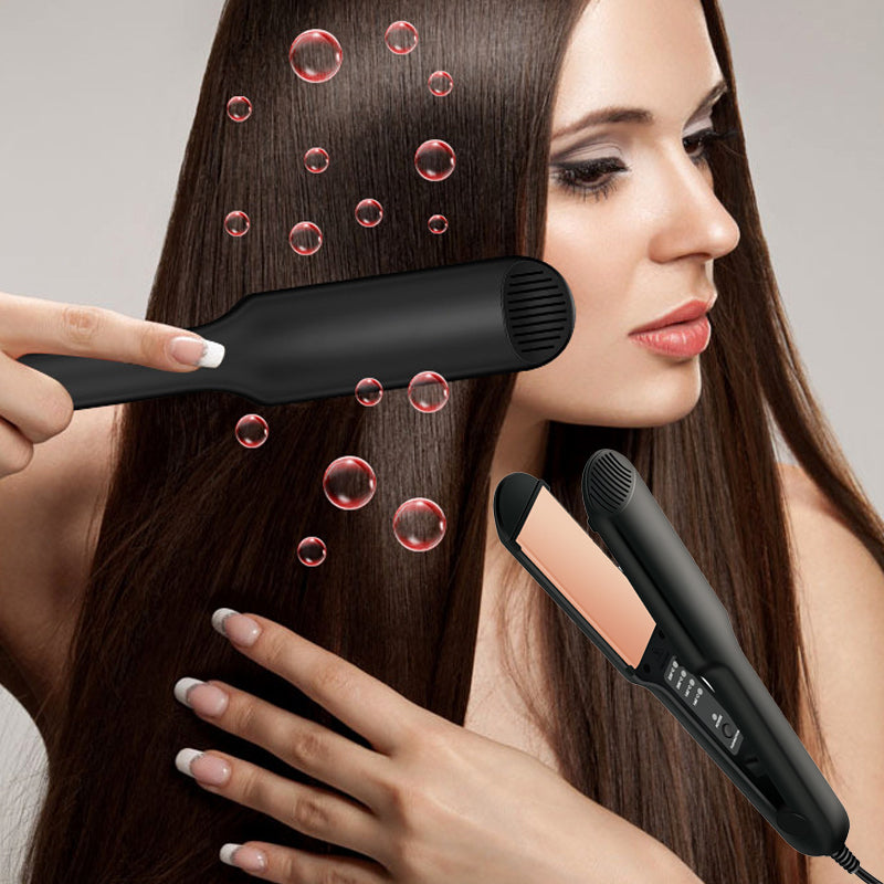 2 In 1 Electric Flat Iron Hair Straightener