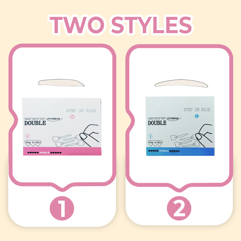 Invisible Strong Support Double Eyelid Tapes for Enlarging Eyes