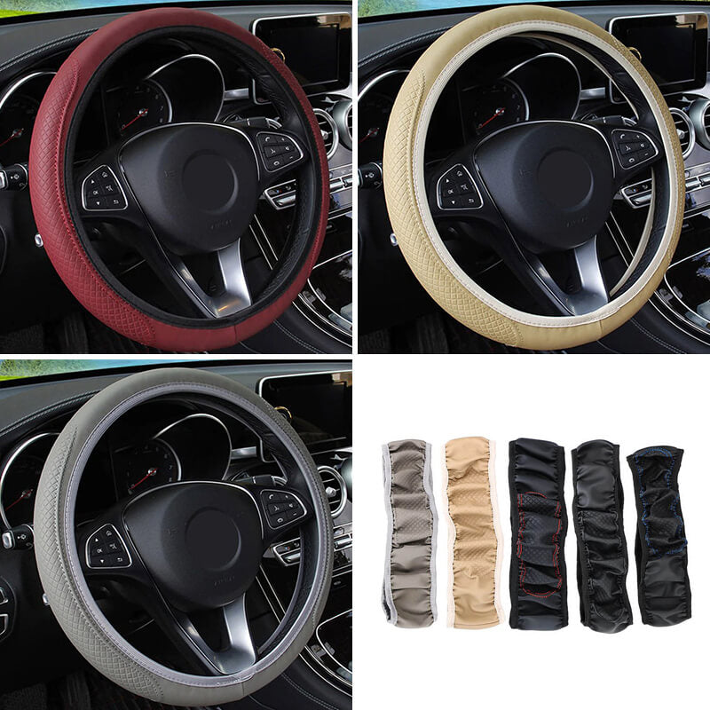 Coprivolante in pelle