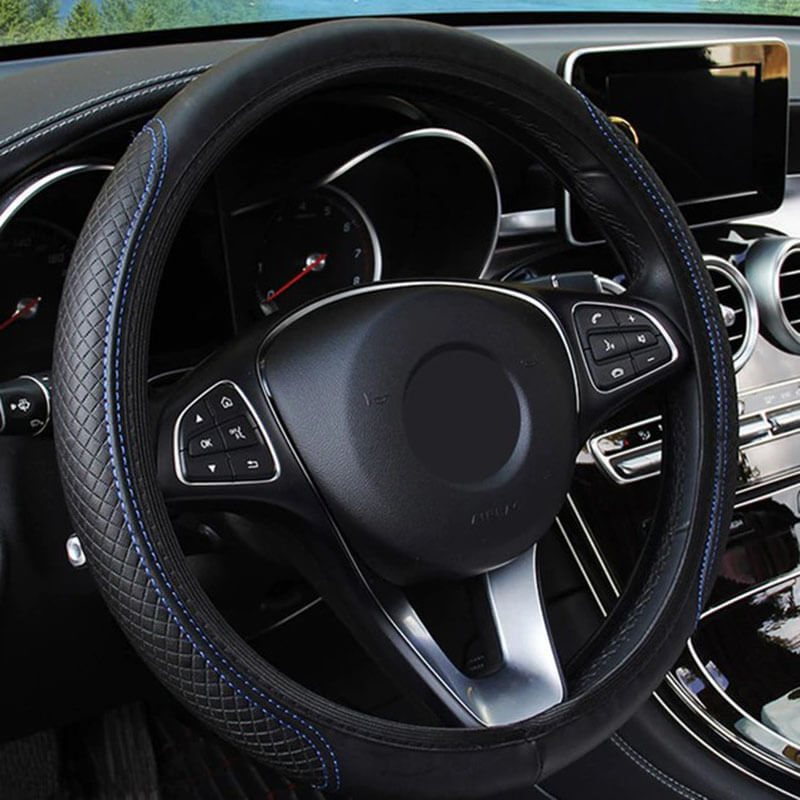 Coprivolante in pelle