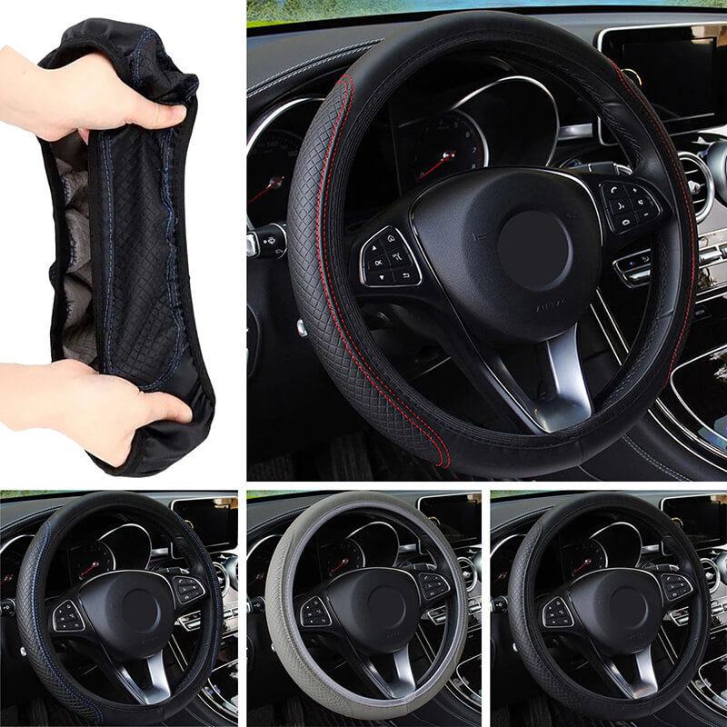 Coprivolante in pelle