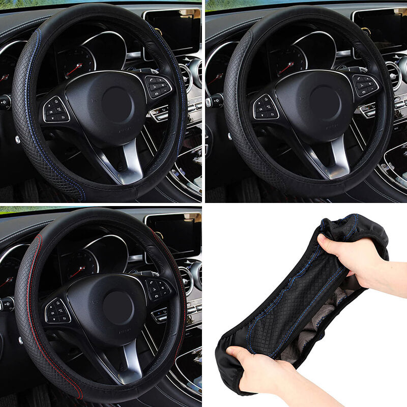 Coprivolante in pelle