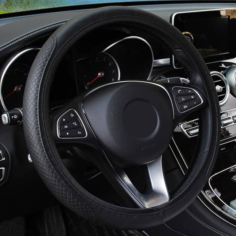 Coprivolante in pelle