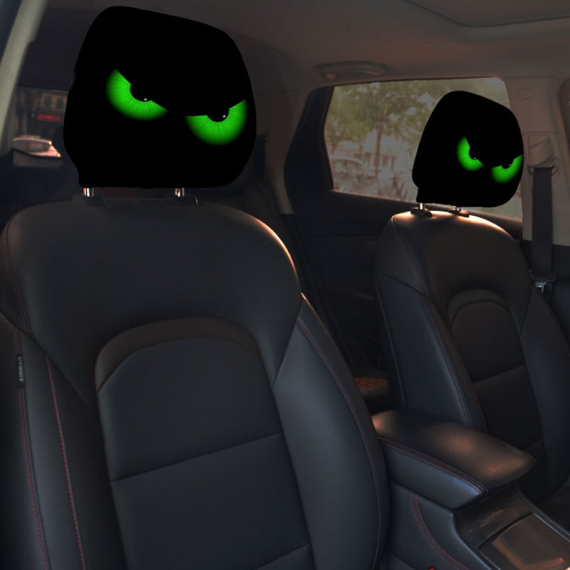 Funny Breathable Car Headrest Covers