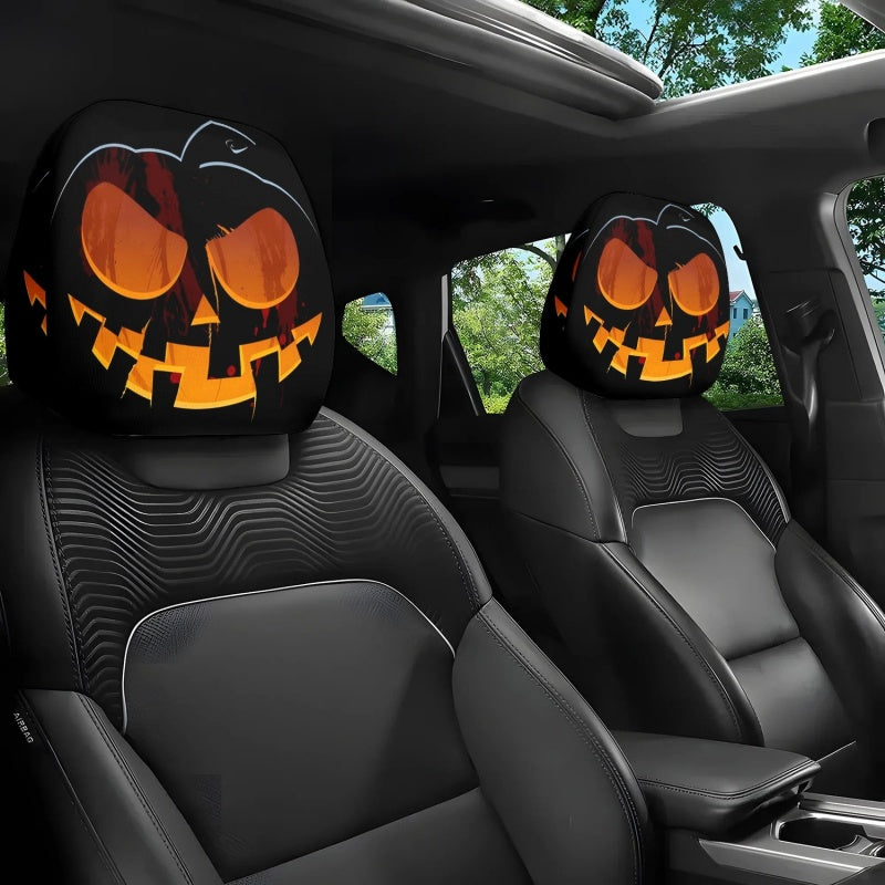 Funny Breathable Car Headrest Covers