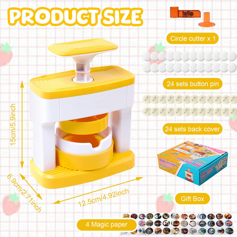 🎅🎃Pin Badge Maker DIY Kit with Accessories