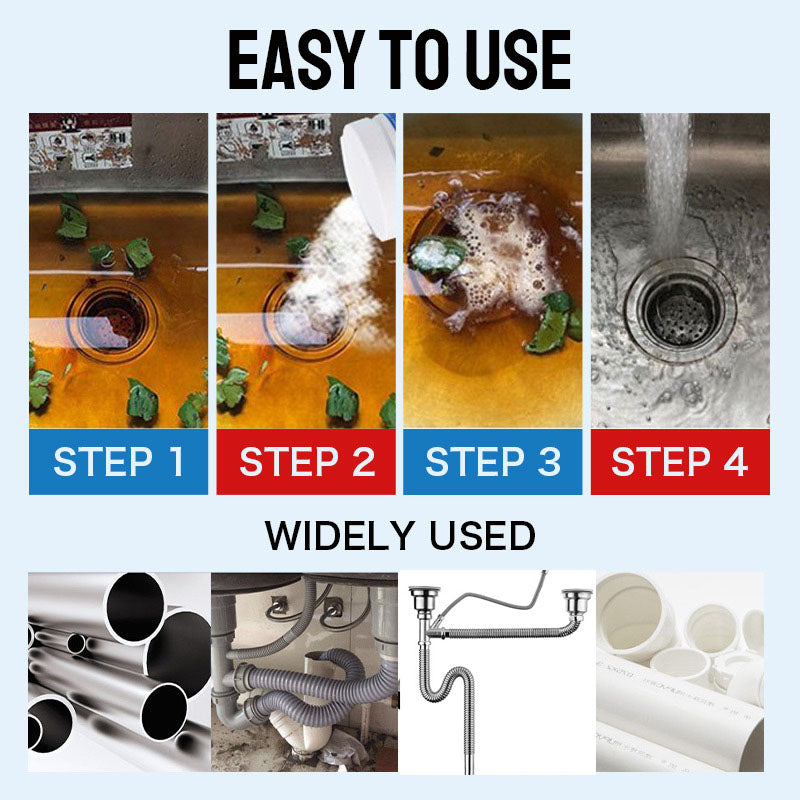 🔥 Multifunctional Pipe Unclogger – Removes Blockages and Unpleasant Odors from Drains 🔥