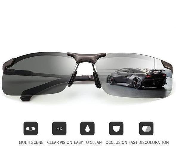 2026 Photochromic Sunglasses with Anti-Reflective Polarized Lenses (50% Off) 😎