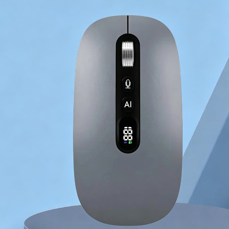 ⏳Limited-time 50% off⏰AI Smart Voice Wireless Mouse Real-Time Translation, Silent Click Boosts Productivity For Work & Study! ⚡🖱️💬