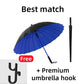 Self-Retractable Weather-Resistant Umbrella with Waterproof Cover
