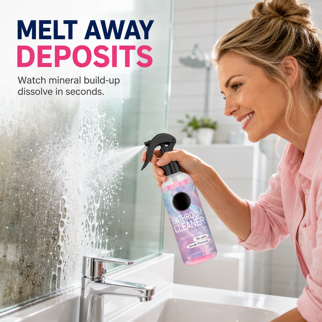 💗LAST DAY SALE 50% OFF💕Multi-Surface Bathroom Cleaner for Mold & Limescale🛁