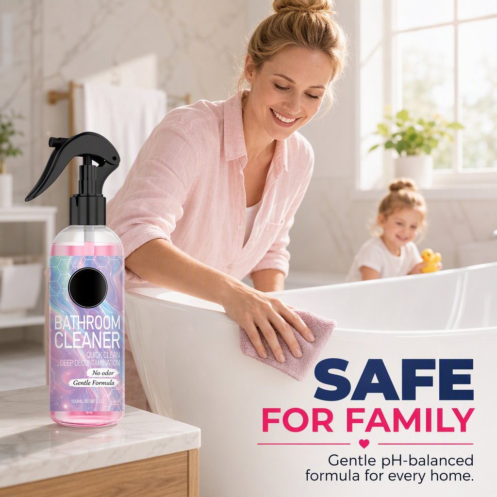 💗LAST DAY SALE 50% OFF💕Multi-Surface Bathroom Cleaner for Mold & Limescale🛁