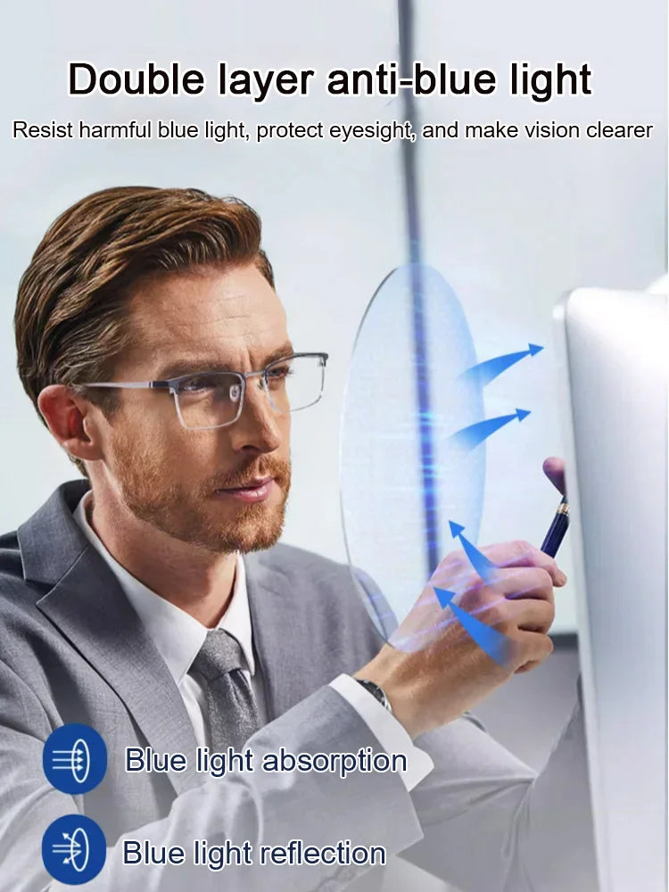 👓  Ultra Light Anti-Blue Presbyopic Glasses – Blue Light Blocking, Comfort Fit & Stylish Design ✨