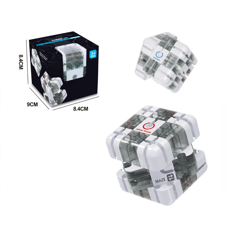 🧩 50% OFF NOW! ✨ Large Labyrinth 3D Puzzle Maze Cube - 120 Challenging Routes with Smooth Rotation for Cognitive Development & Fun 🧠🔛