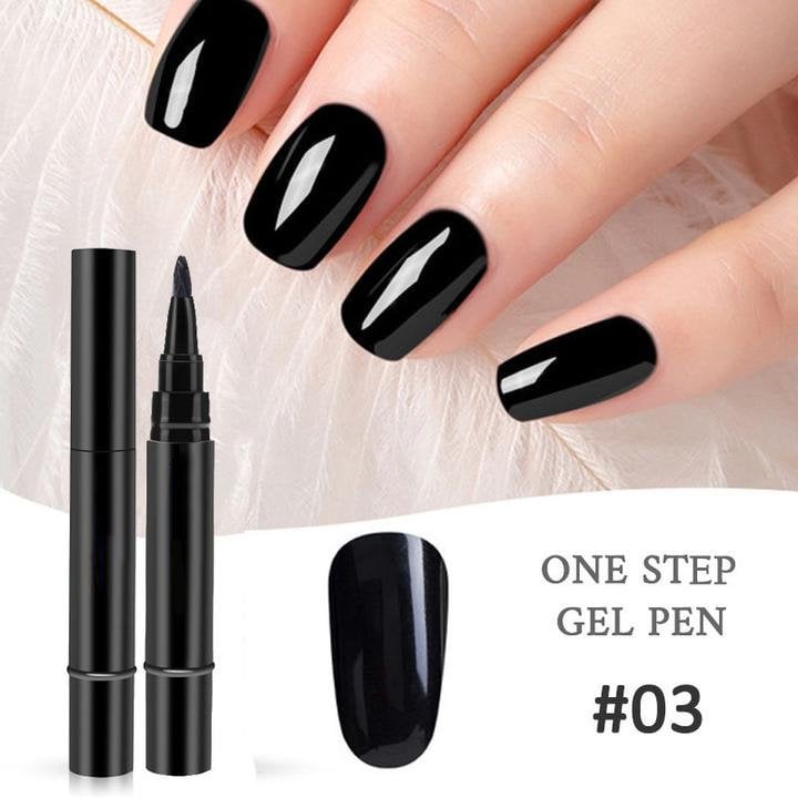 💅 Limited Time Buy 1 Get 1 Free - ＄14.99! ✨One Step Nail Gel Pen🎨Free handheld mini UV nail lamp💡