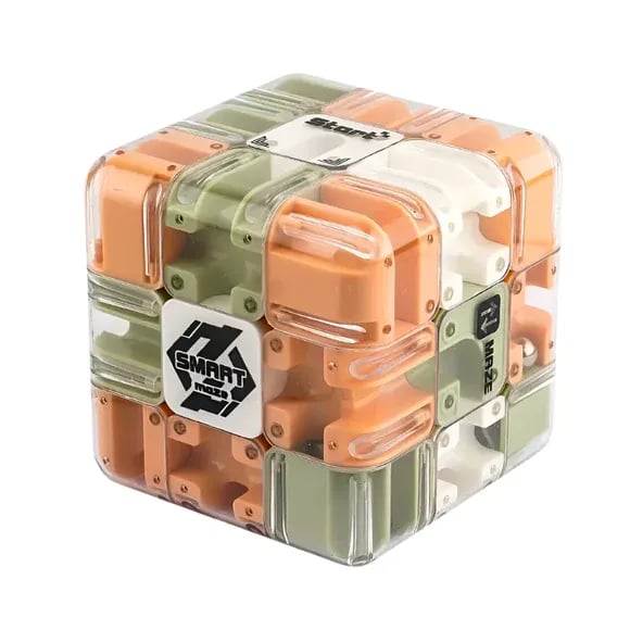 🧩 50% OFF NOW! ✨ Large Labyrinth 3D Puzzle Maze Cube - 120 Challenging Routes with Smooth Rotation for Cognitive Development & Fun 🧠🔛