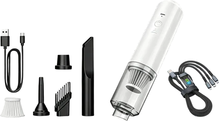 Powerful car vacuum cleaner – Blower function –  – Versatile