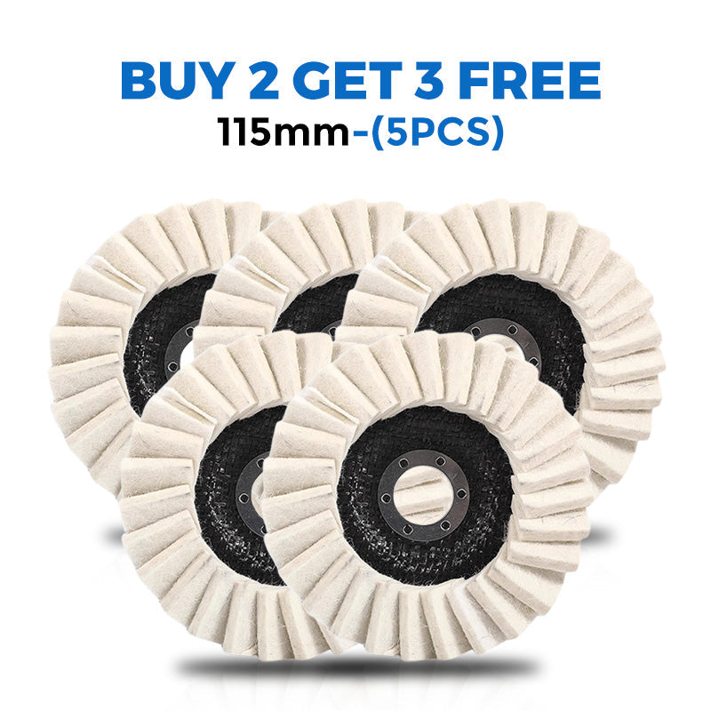 🎁New Year's Sale🎁✨Polishing disc with wool felt flap