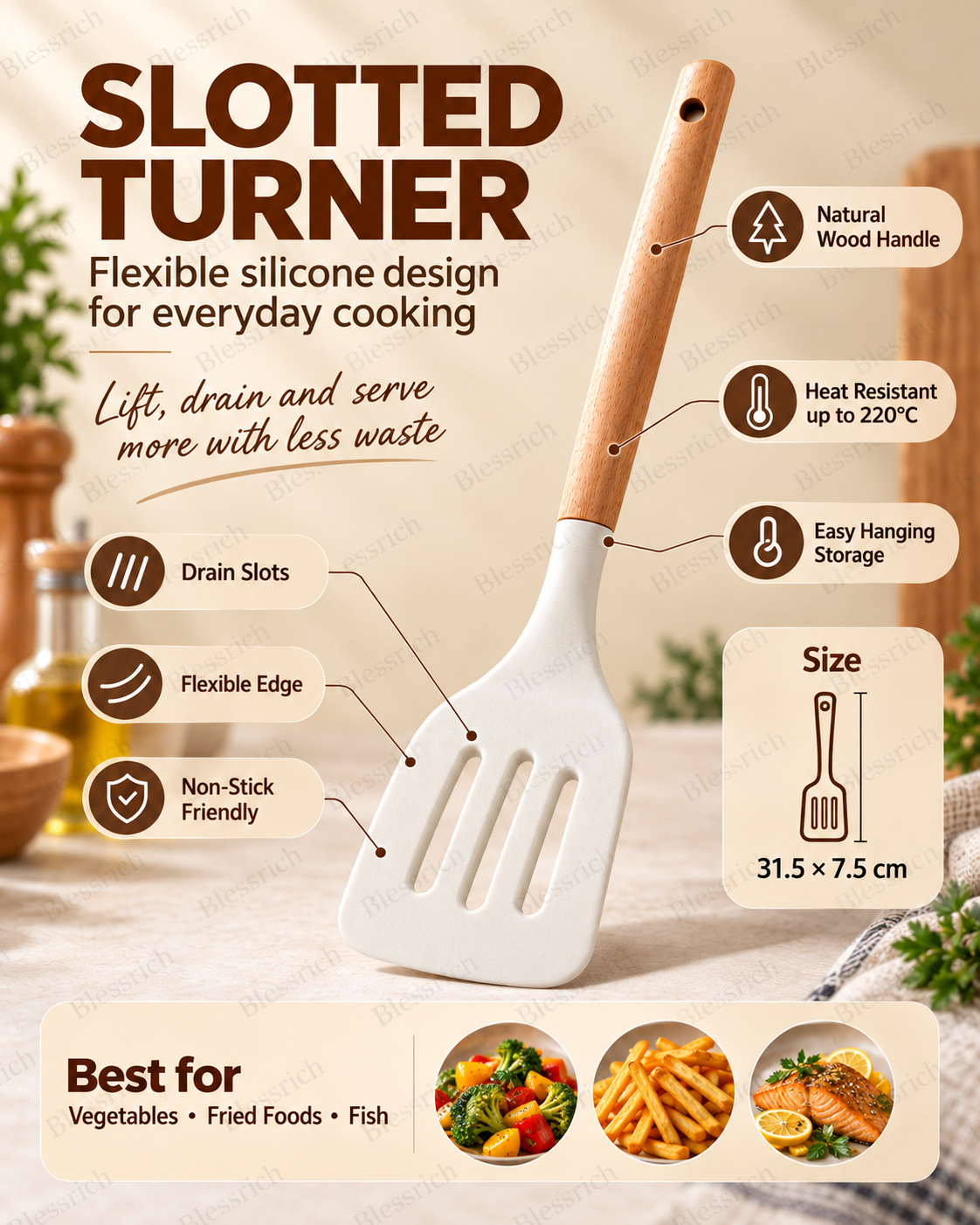 📢🏆Silicone Kitchen Utensils – Choose Your Everyday Essential