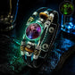 💥Last-day sale – 57% off ☪️Glow-in-the-dark leather zodiac sign bracelet for men and women (6.9/8.1 inches)♑️