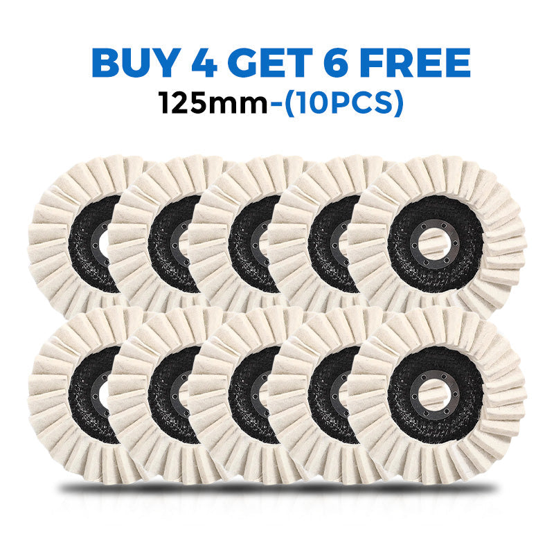 🎁New Year's Sale🎁✨Polishing disc with wool felt flap