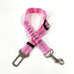 🐶🚗 Reflective Elastic Pet Seat Belt – Adjustable Car Restraint with Shock-Absorbing Buffer