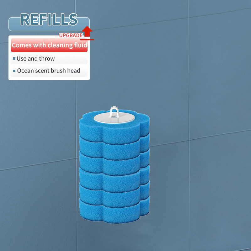 50K+ SOLD!🚽💦Disposable Replacement Wall-Mounted Innovative Toilet Brush Set✨