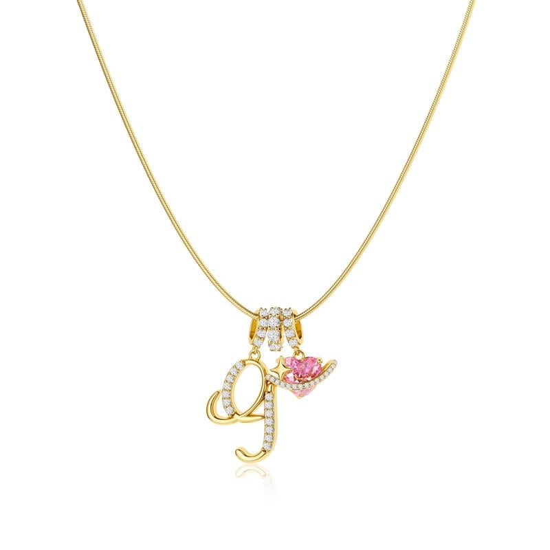 💖 LAST DAY – 75% OFF ✨ 3-layer pendant necklaces with initials A-Z 🎀 | Personalized & elegant